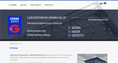 Desktop Screenshot of gammamontex.pl
